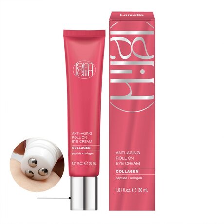 Lamelin Anti Aging Roll On Eye Cream Collagen Антивозрастной крем для век с коллагеном, 30мл