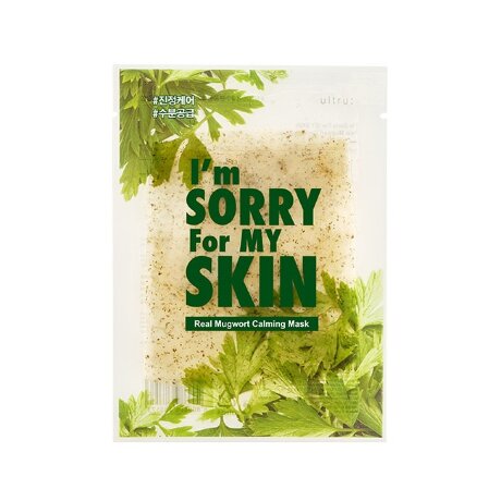 I'm Sorry For My Skin Real Mugwort Calming Mask Успокаивающая маска с полынью, 1 шт