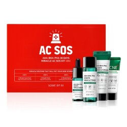 SOME BY MI AC SOS KIT Набор миниатюр кислотных средств для проблемной кожи, 4 шт