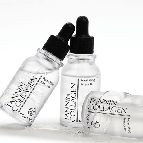 RODA ROJI Tannin Collagen Pore Lifting Ampoule Антиоксидантная ампула для сужения пор, 30мл