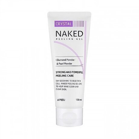 A'pieu Naked Peeling Gel Crystal Пилинг для лица с жемчужной пудрой, 100 мл