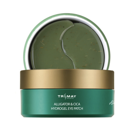 Trimay Alligator & CICA PREMIUM Hydrogel Eye Patch Патчи с маслом крокодила и центеллой, 60 шт