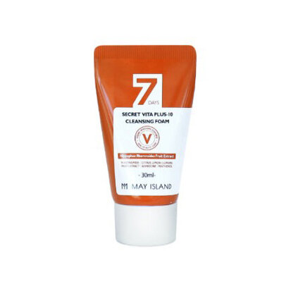 May Island 7 Days Secret Vita Plus Cleansing foam Очищающая пенка с эффектом осветления, 30 мл