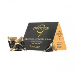 Farmstay Baking Powder Peptide 9 Pore Scrub Скраб для лица с пептидами и кислотами, 7 г