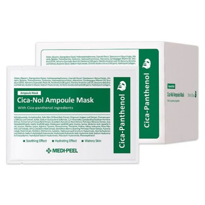 Medi-Peel CICA-Nol Ampoule Mask Тканевая ампульная маска с центеллой, 30мл