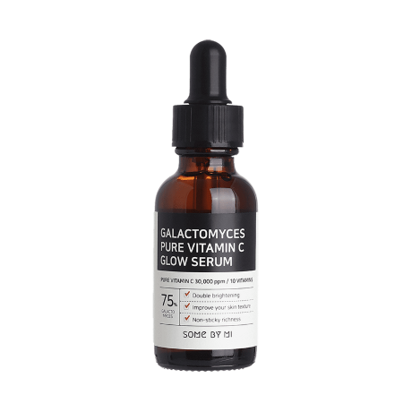 SOME BY MI Galactomyces Pure Vitamin C Glow Serum Осветляющая сыворотка с витамином С, 30 мл