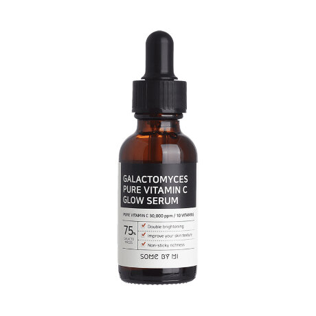 SOME BY MI Galactomyces Pure Vitamin C Glow Serum Осветляющая сыворотка с витамином С, 30 мл