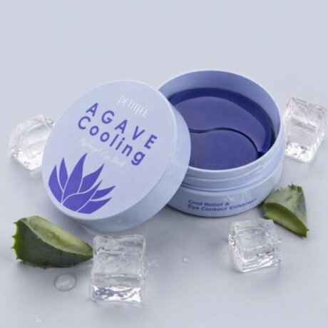 PETITFEE Agave Cooling Hydrogel Eye Mask Гидрогел. патчи Охлаждающие с Экстрактом Агавы, 60 шт