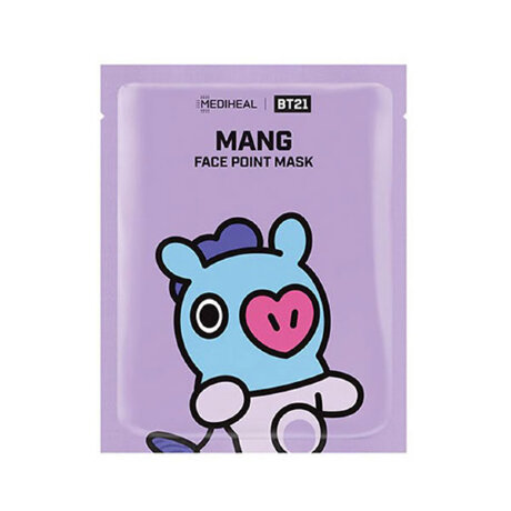 MediHeal BT21 Mang Face Point Mask Набор локальных освежающих масок для лица