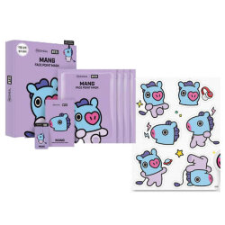 MediHeal BT21 Mang Face Point Mask Набор локальных освежающих масок для лица