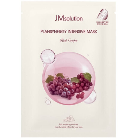 JMsolution Plansynergy Intensive Mask Red Grape Укрепляющая тканевая маска с красным виноградом, 30мл