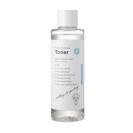 Village 11 Factory P Skin Formula Toner Тонер для ухода за порами, 250 мл