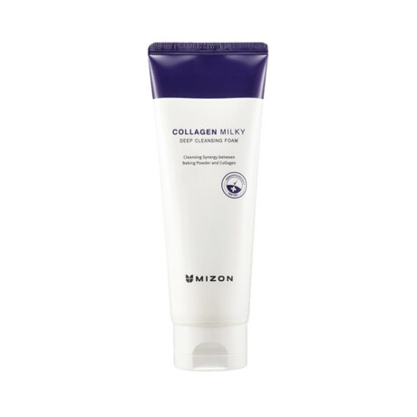 Mizon Collagen Milky Deep Cleansing Foam Глубокоочищающая пенка с коллагеном, 150 г