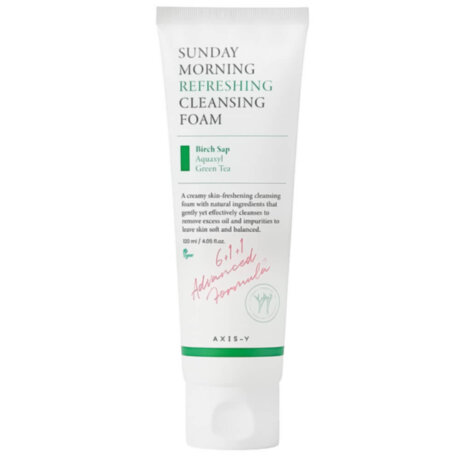 AXIS-Y Sunday Morning Refreshing Cleansing Foam Увлажняющая пенка для умывания, 120мл