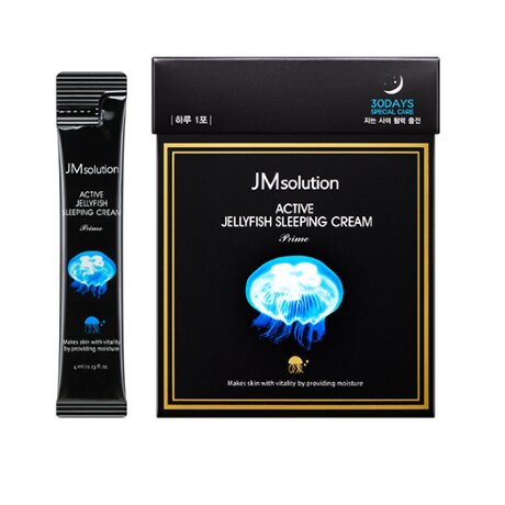 JMsolution Active Jellyfish Sleeping Cream Ночной крем с экстрактом медузы, 30*4 мл