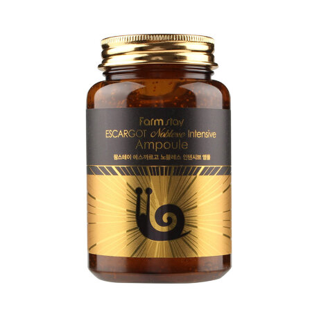 FarmStay Escargot Noblesse Intensive Ampoule Многофункц. Ампульная сыв. с Муцином Улитки, 250 мл