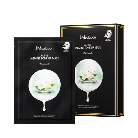 JMsolution Active Jasmin Tone-Up Mask  ​Тканевая маска с экстрактом жасмина для выравнивания тона, 30мл