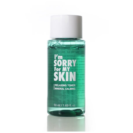 I'm Sorry For My Skin Relaxing Toner - Calming Успокаивающий тонер с минеральной водой, 50 мл