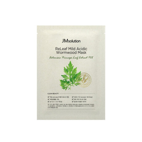 JMsolution Releaf Mild Acidic Wormwood Mask Тканевая маска с полынью, 30мл