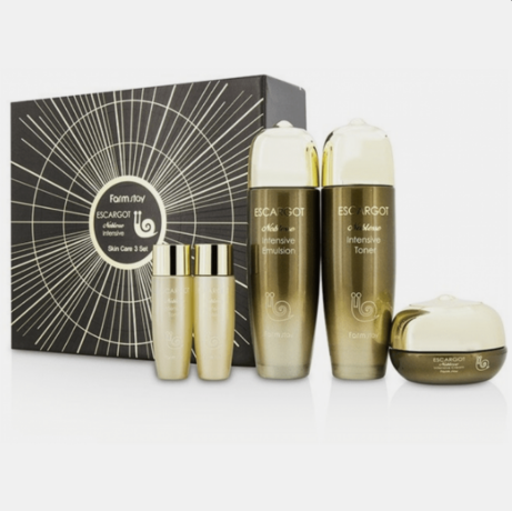 FarmStay Escargot Noblesse Intensive Skin Care 3 Set Набор по уходу за кожей лица на экстракте слизи королевской улитки