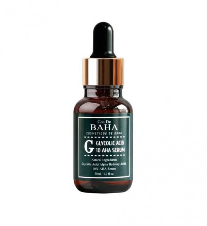 Cos De BAHA Glycolic Acid 10 AHA Serum Сыворотка c гликолевой кислотой для проблемной кожи, 30мл