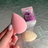 Anguoer Makeup Sponge Спонж для макияжа, форма Капля, однотонный