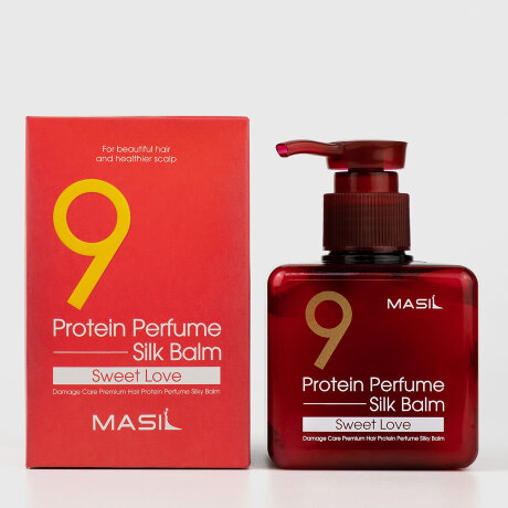 Masil 9 Protein Perfume Silk Balm Sweet Love Несмываемый протеиновый бальзам для волос, 180мл