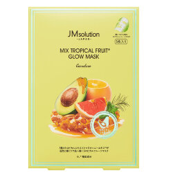 JMsolution Japan Mix Tropical Fruit Glow Mask Garden Антиоксидантная маска для ровного тона, 30мл