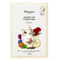 JMsolution Japan Blended Tea Flower Mask Moisture Антиоксидантная маска с цветочными экстрактами, 30мл