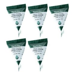 FarmStay Cica Farm Baking Powder Pore Scrub Скраб в пирамидках для очищения пор с центеллой азиатской, 7г