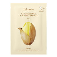 JMSolution Lacto Saccharomyces Golden Rice Mask Plus Маска для выравнивания тона с лактобактериями, 1 шт.