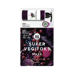 Chosungah By Vibes Wonder Bath Super Vegitoks Mask Purple 2-х ступенчатая детокс-система для упругости кожи, 28мл