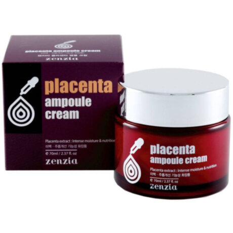 Zenzia Placenta Ampoule Cream Ампульный крем с экстрактом плаценты, 70мл